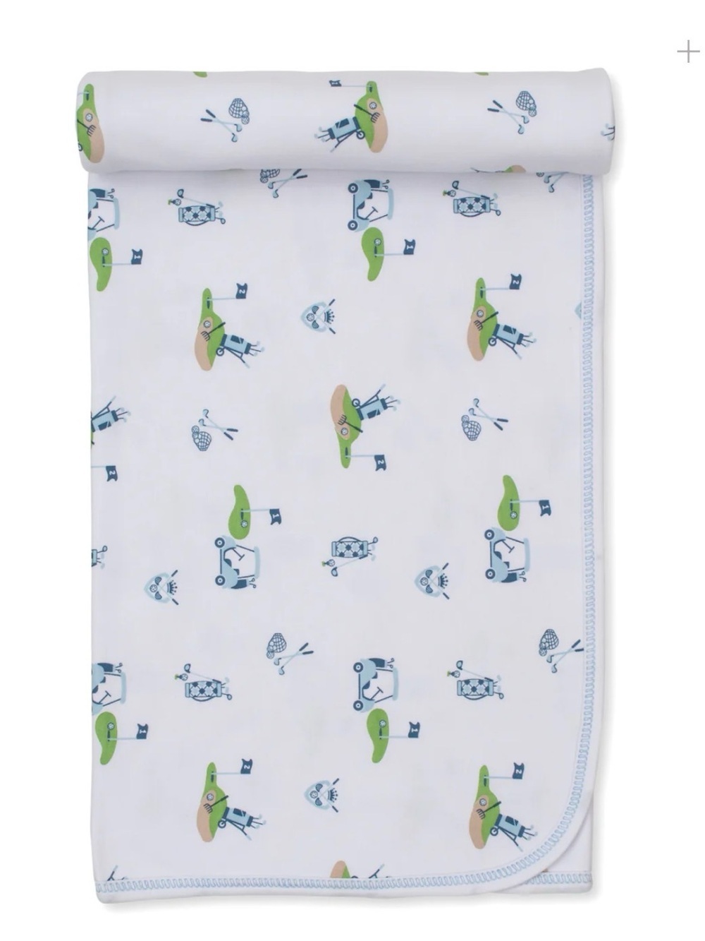 Kissy Kissy Golf Championship Blue Blanket